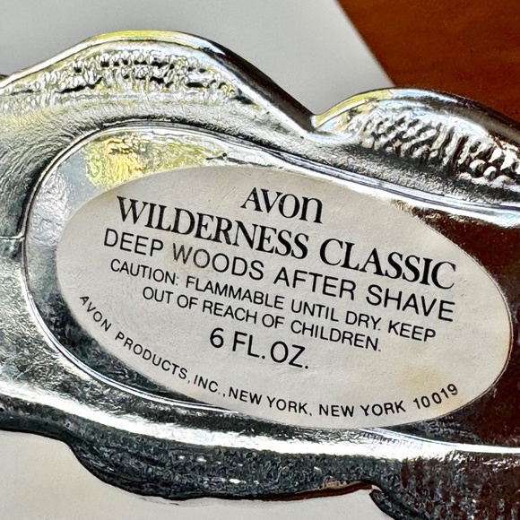 AVON Men's vintage silver bottle, buck stag deer - Picture 8 of 9